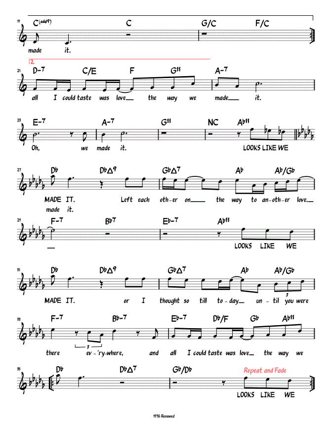 Sheet Music